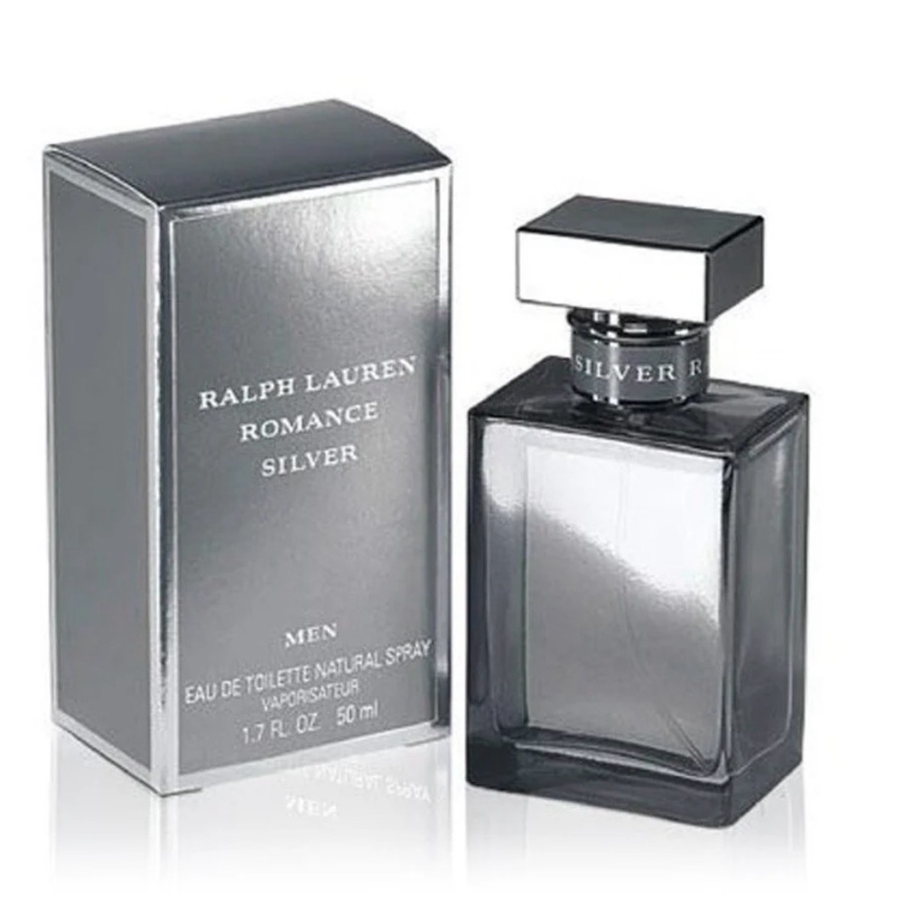 BNIB EDT 1.7 Romance Silver by Ralph Lauren is a Woody Floral Musk Natural Spray